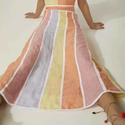 Charline Rainbow Skirt^Amotea Hot