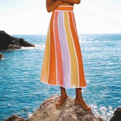 Charline Rainbow Skirt^Amotea Hot