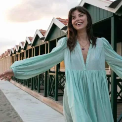 Lido Necklace - Blue - Heart Red^Amourrina Clearance