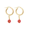 Amourrina Schiona Earrings Large- Red