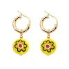 Schiona Earrings Medium - Yellow^Amourrina Best