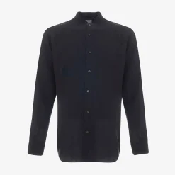 Black Lounge Suit Shirt - Made To Order^Atelier Bomba Clearance
