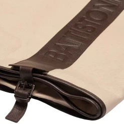 ISSIMO Battistoni Canvas And Leather Garment Bag