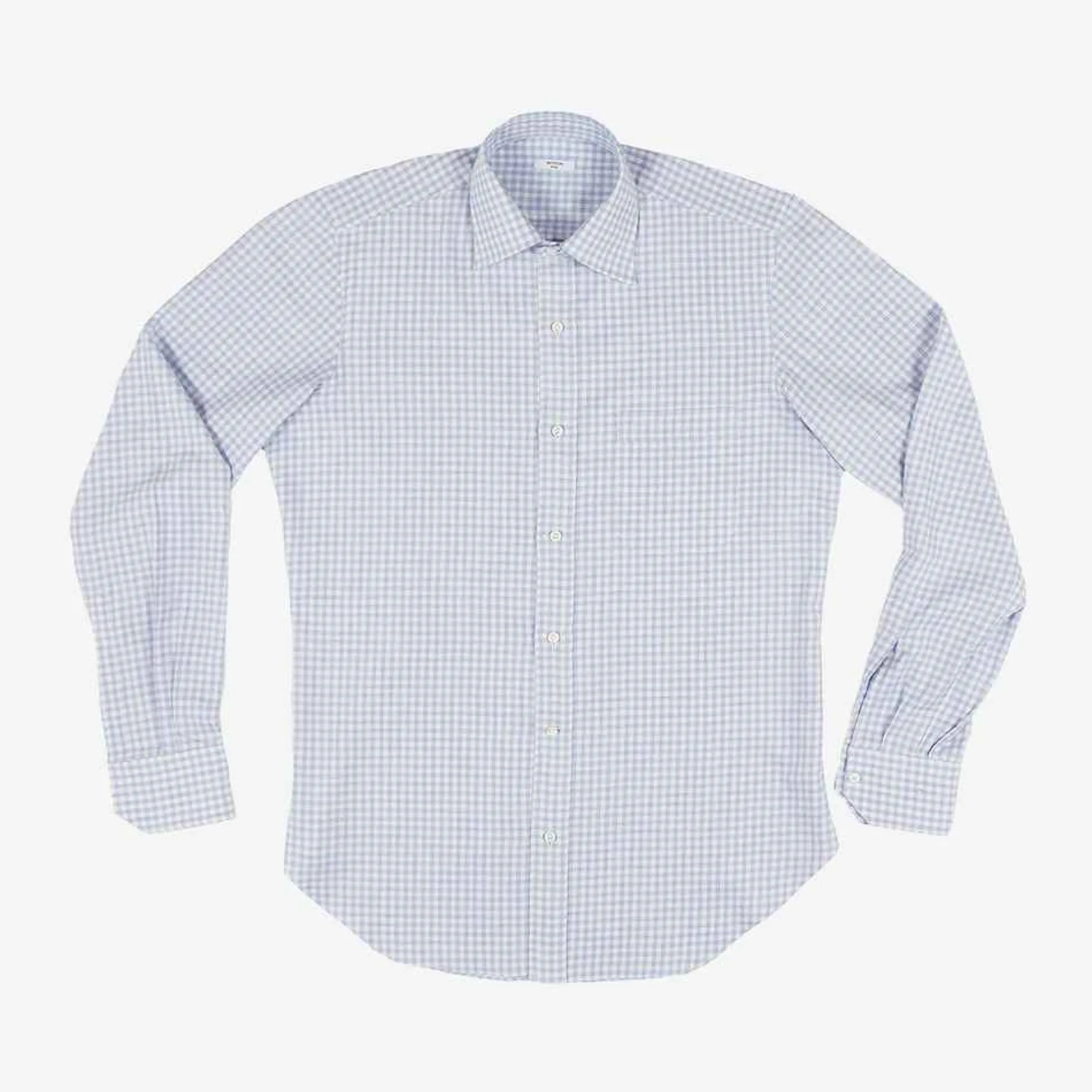 Cashmere Micro Checked Sport Shirt^Battistoni Outlet