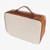 Leather And Canvas Shirt-Case - Tan^Battistoni Hot