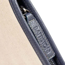 Leather And Canvas Shirt-Case - Blue^Battistoni Hot