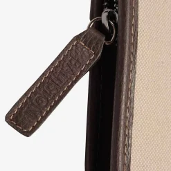 Leather Inserts Tie-Case - Brown^Battistoni Clearance