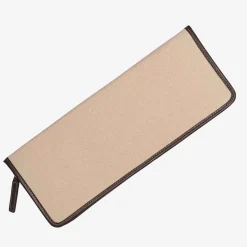 Leather Inserts Tie-Case - Brown^Battistoni Clearance