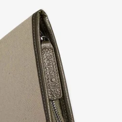 Leather Inserts Tie-Case - Green^Battistoni Outlet