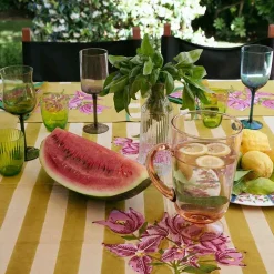 Set Of 6 Glasses Assorted Shapes Nuances Blue Green - Red Wine^Bitossi Home Online