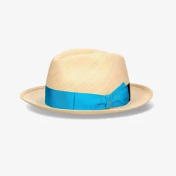 Panama Hat With Multicolor Band^Borsalino Online