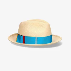 Panama Hat With Multicolor Band^Borsalino Online