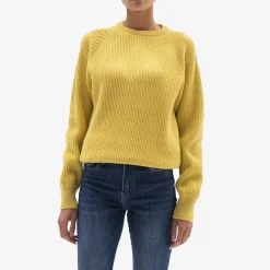Brass Lamb'S Wool Roundneck Sweater^ISSIMO