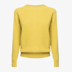 Brass Lamb'S Wool Roundneck Sweater^ISSIMO