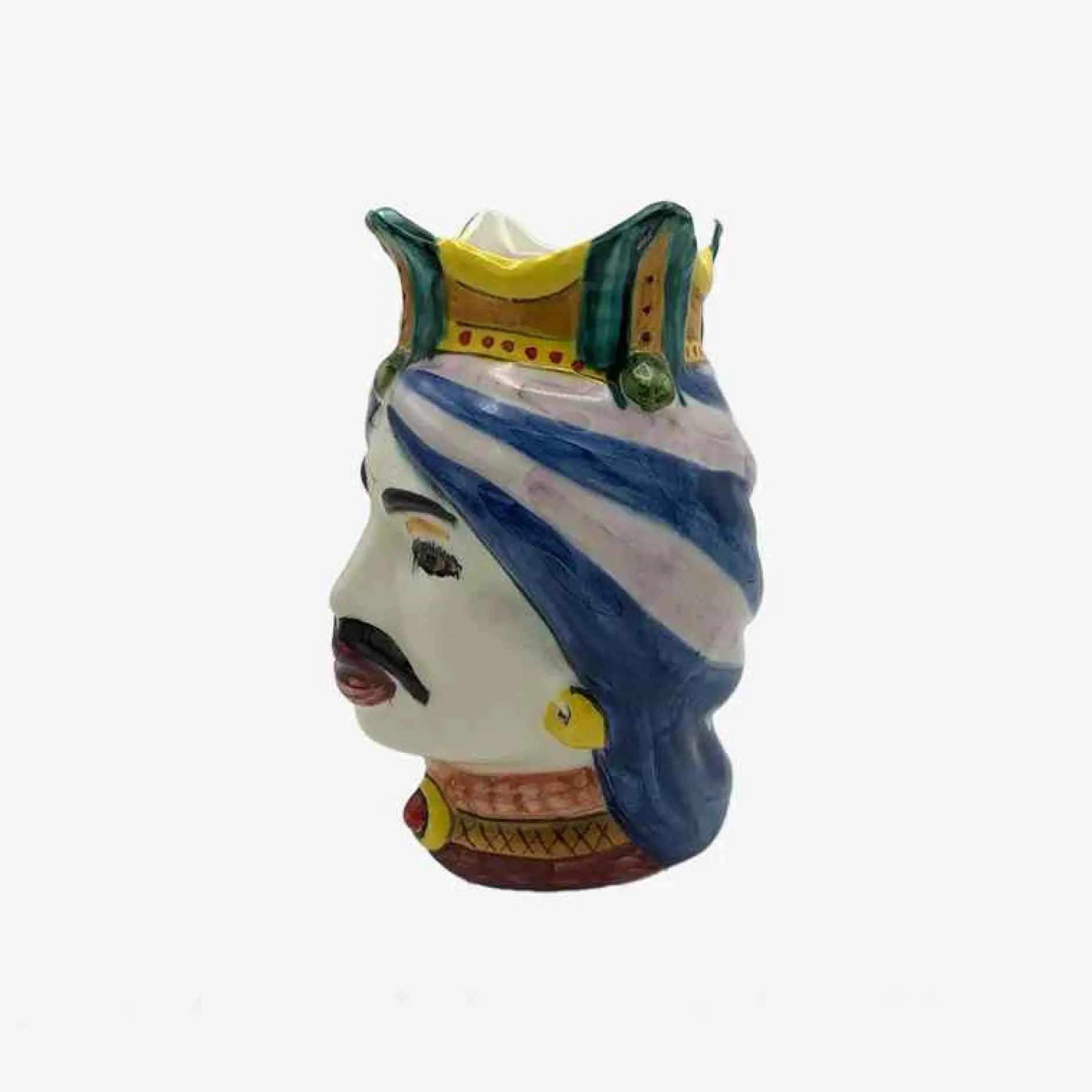 Artisanal Moor'S Head - Made To Order^Ceramiche Mennella Outlet