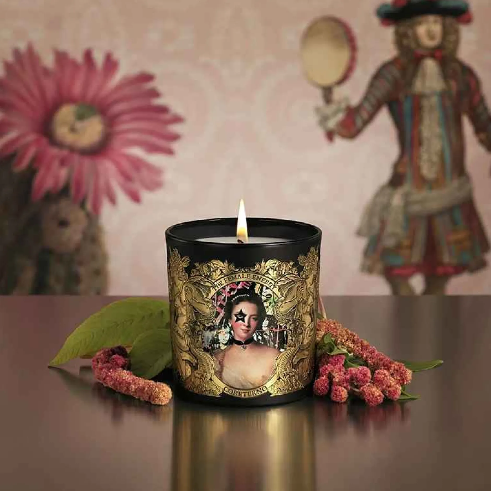 Coreterno The Female Energy - Scented Candle 240Gr Gold Label