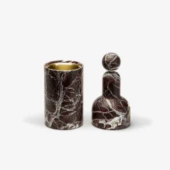 Cooler F Marble Container Red Levanto, Pietro Russo Design - Made To Order^Editions Milano Discount