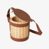 Lily Leather Basket With Shoulder Carry^Gatti Hot
