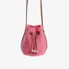 Nirmala Raffia Bucket Bag Pink^Iacobella Outlet