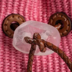 Nirmala Raffia Bucket Bag Pink^Iacobella Outlet