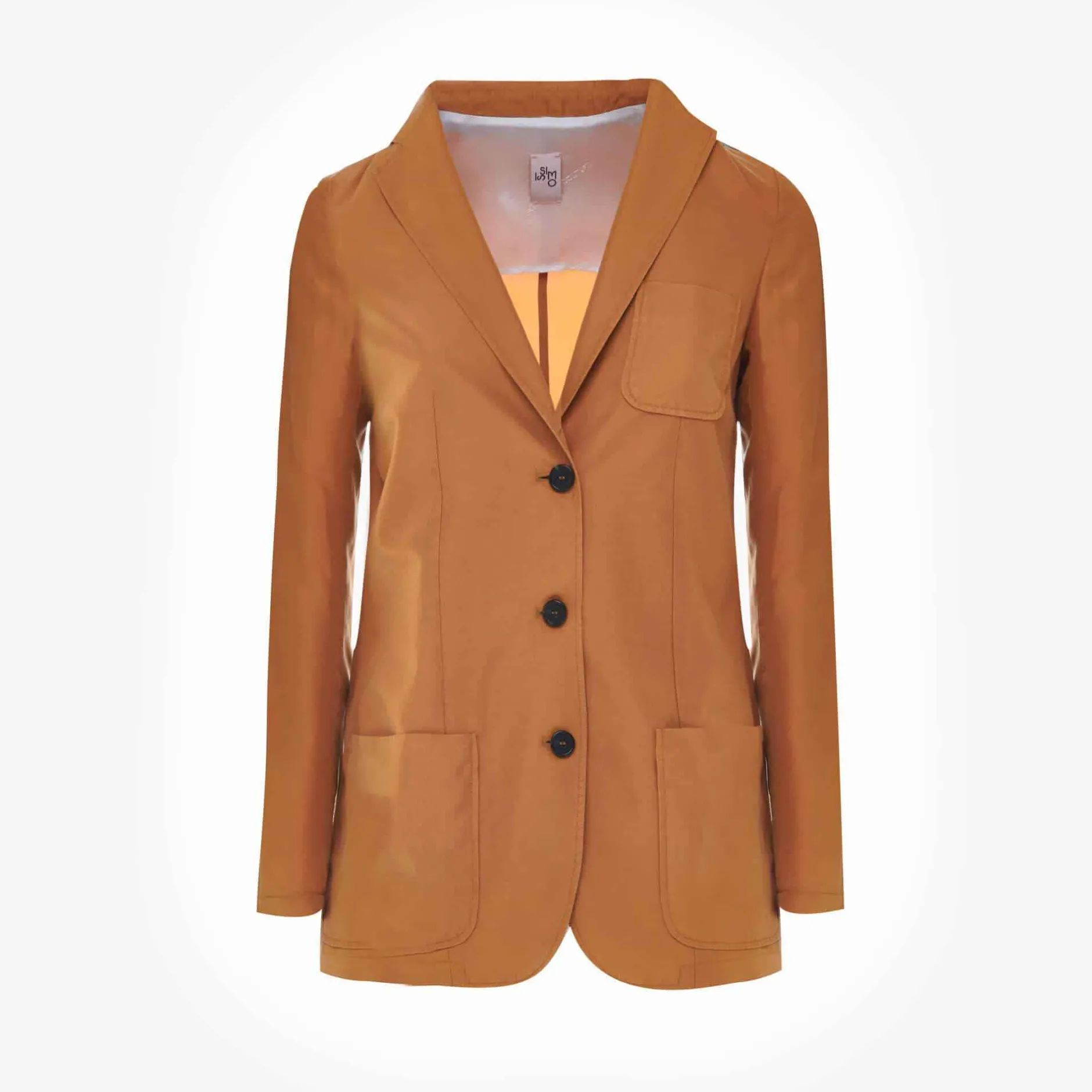 Burned Orange Deconstructed Blazer^ISSIMO