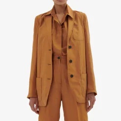 Burned Orange Pinces Trousers^ISSIMO New