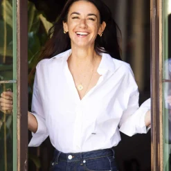 Embroidered Cotton Shirt^ISSIMO Online