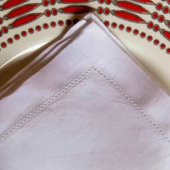 Hemstitch Embroidered Placemat And Napkin - Set Of 2^ISSIMO Outlet