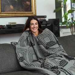 Pantheon Cashmere Blanket - Grey^ISSIMO Outlet