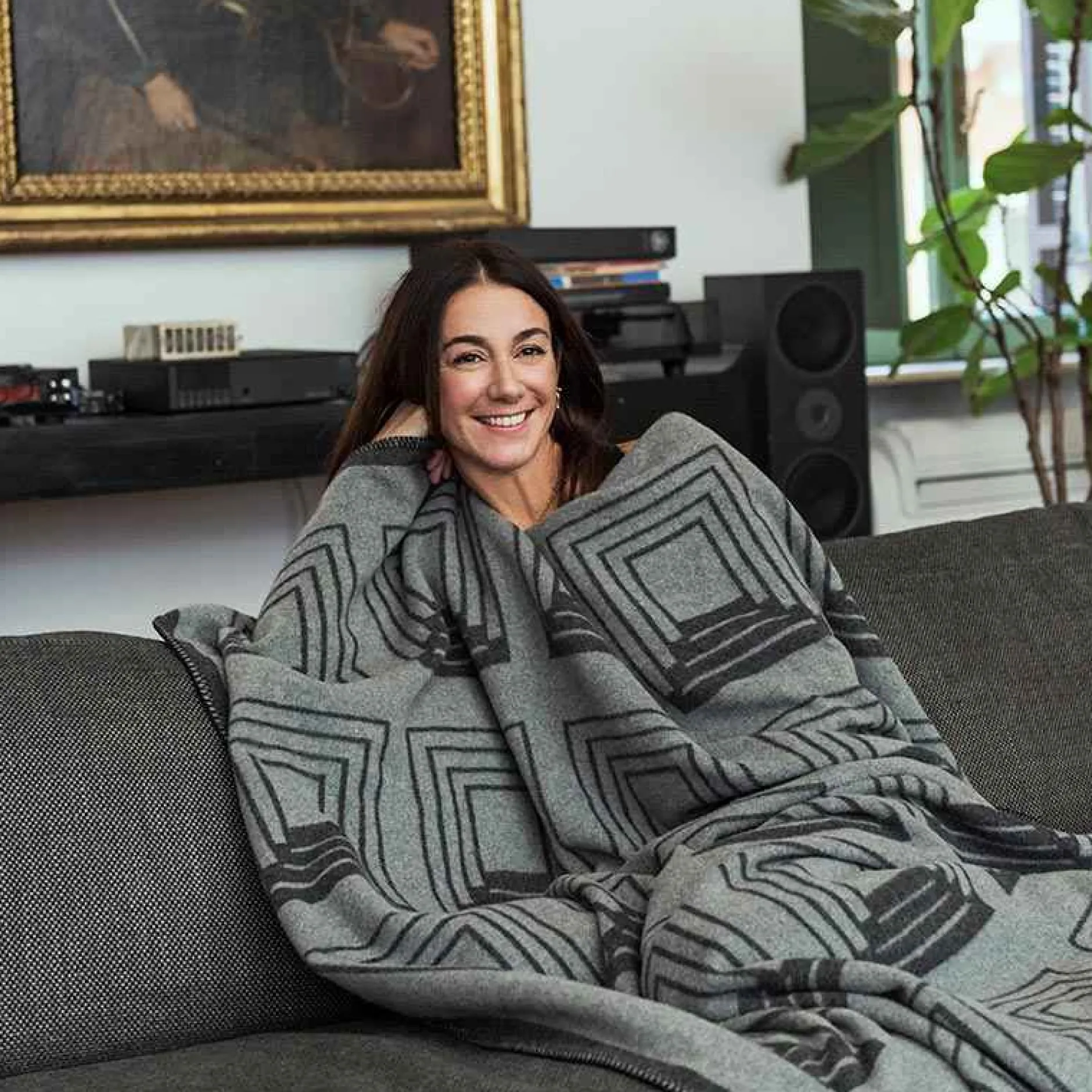 Pantheon Cashmere Blanket - Grey^ISSIMO Outlet