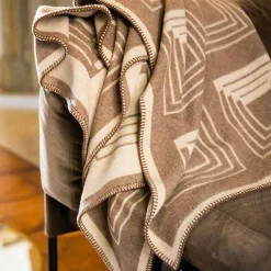 Pantheon Cashmere Blanket - Brown^ISSIMO Sale