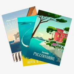 Pellicano Hotels Posters Set Of 3^ISSIMO Clearance