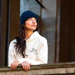 Pure Cashmere Fisherman'S Rib Hat - Navy Blue^ISSIMO Outlet