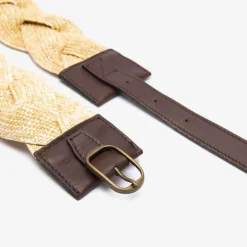 Straw Braided Belt^ISSIMO Online