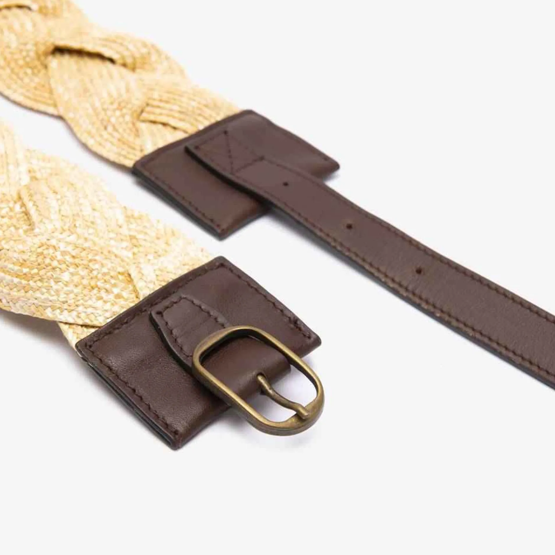 Straw Braided Belt^ISSIMO Online