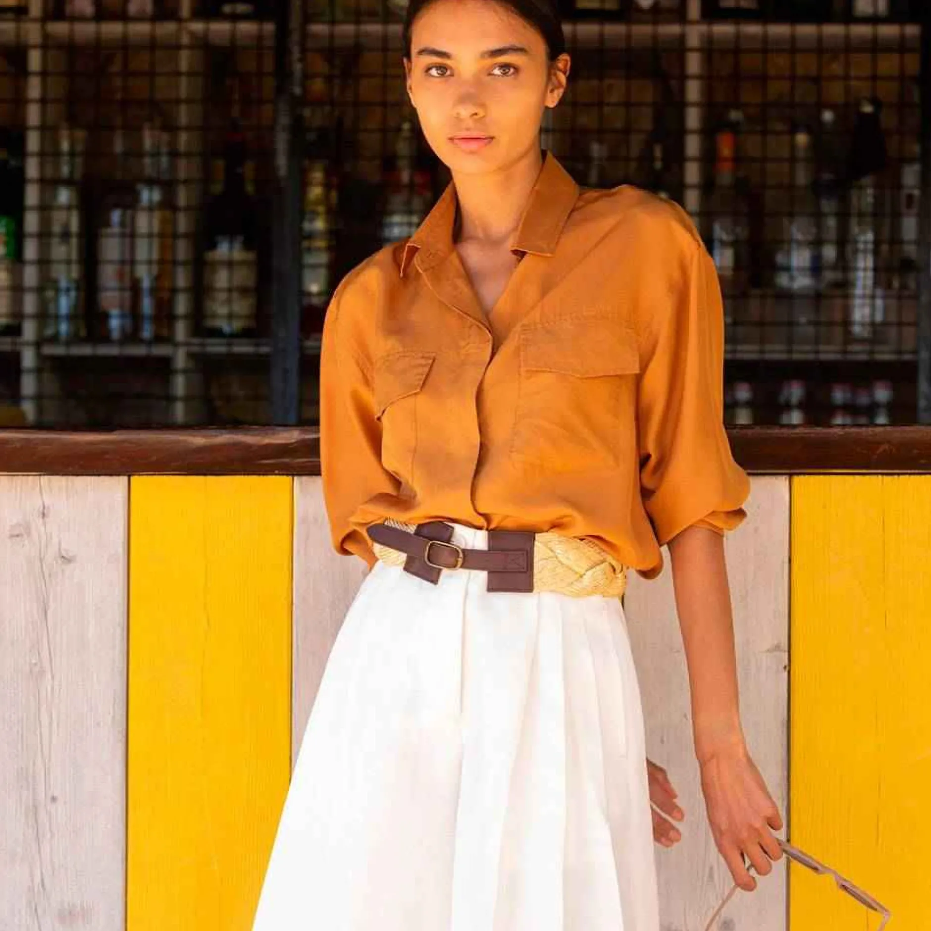 Straw Braided Belt^ISSIMO Online