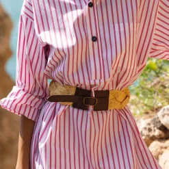 Straw Braided Belt^ISSIMO Online