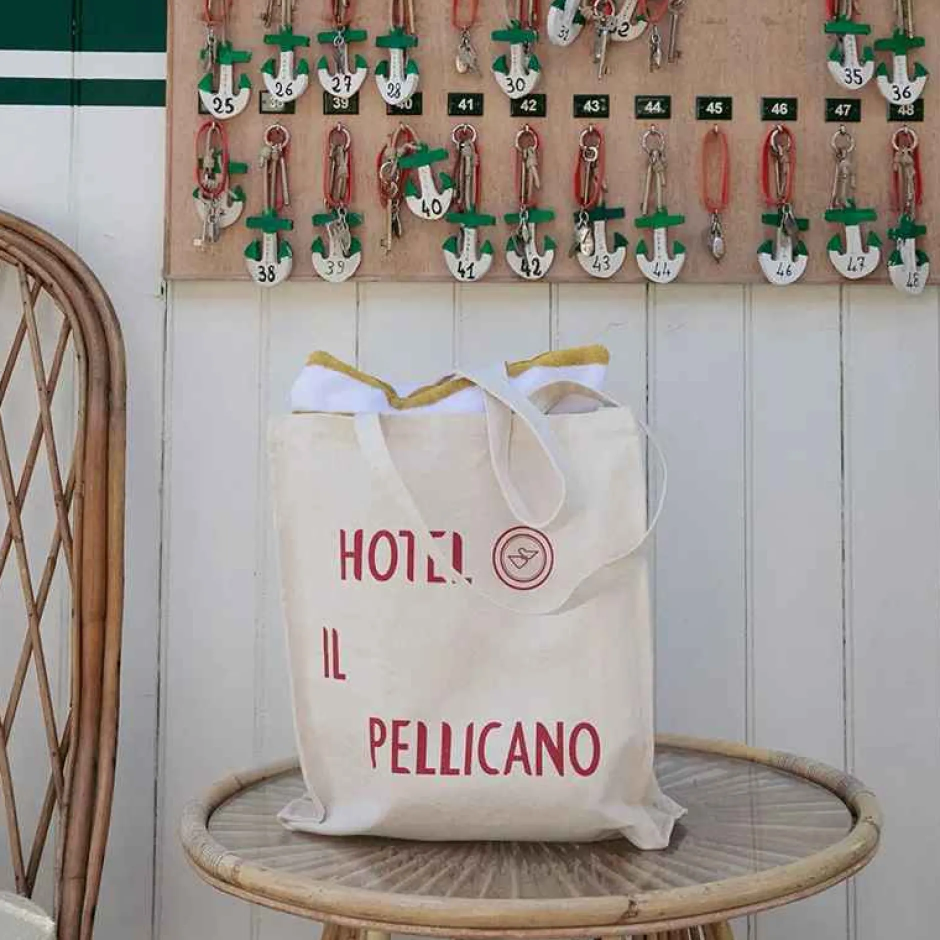 ISSIMO Tote Bag Il Pellicano - Long Handle