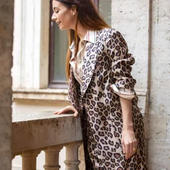 X Alberto Biani Leopard Dressing Gown^ISSIMO New