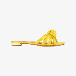 X Aquazzura Flat Satin - Sunshine Yellow^ISSIMO Outlet
