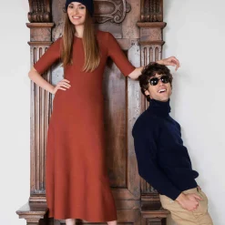 X Casasola Agata Midi Dress Terracotta^ISSIMO New