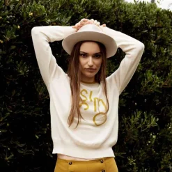 X Chinti & Parker Chic- Sweater Cream^ISSIMO Clearance