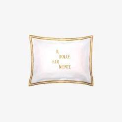 X Frette Boudoir Pillow Case "Dolce Far Niente"^ISSIMO