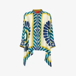 X La Doublej Foulard Shirt - White Solar Placee^ISSIMO Online