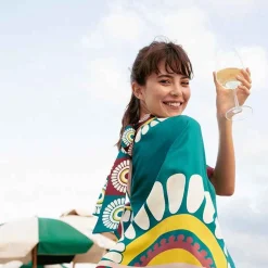 X La Doublej Magnifico Dress - Blue Solar Placee^ISSIMO