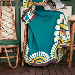 X La Doublej Magnifico Dress - Blue Solar Placee^ISSIMO