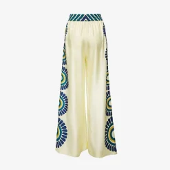 X La Doublej Palazzo Pants - White Solar Placee^ISSIMO