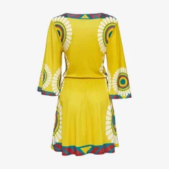 X La Doublej Sorellina Dress - Yellow Solar Placee^ISSIMO