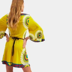 X La Doublej Sorellina Dress - Yellow Solar Placee^ISSIMO