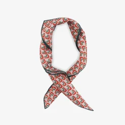 X Les Belles Heures Mezzatorre 14H12 Cotton And Silk Blend Printed Scarf^ISSIMO Clearance